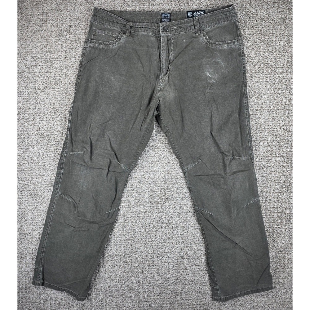 KUHL Mens Revolvr Pants Utility Hiking Work Outdoor Casual Size 40x32 Distressed